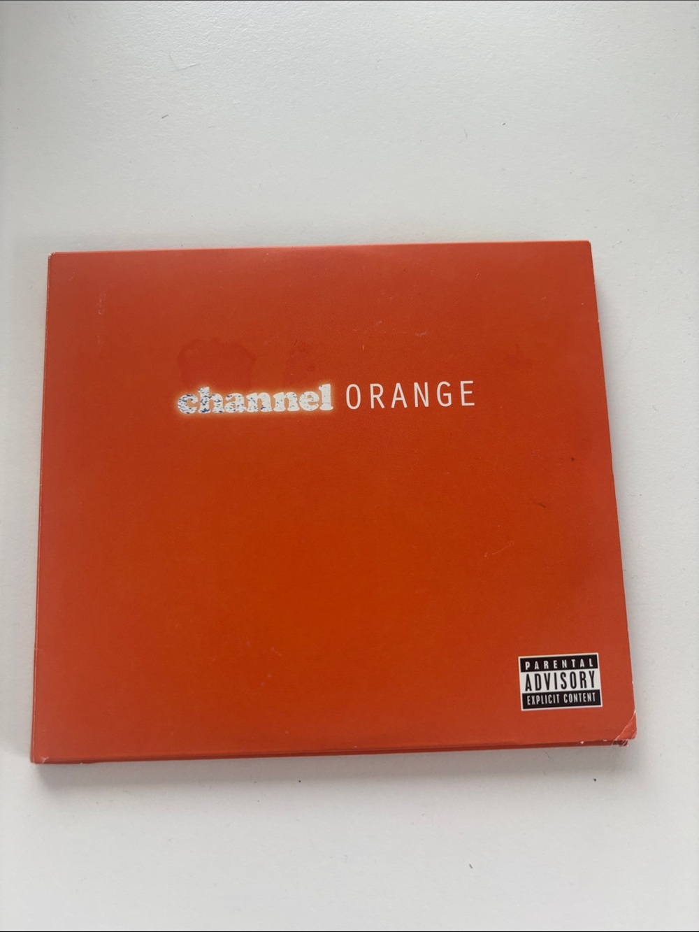 Frank Ocean Minimalist Orange CD Jewel Case - Bold Solid Cover